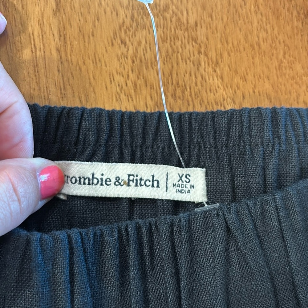 Abercrombie & Fitch long black skirt